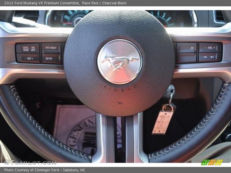 Race Red / Charcoal Black 2013 Ford Mustang V6 Premium Convertible
