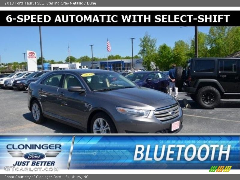 Sterling Gray Metallic / Dune 2013 Ford Taurus SEL