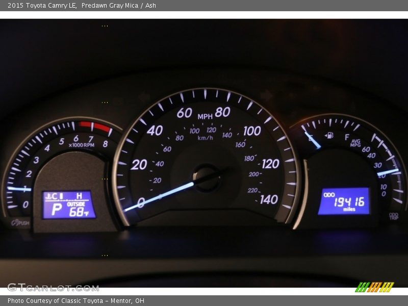 Predawn Gray Mica / Ash 2015 Toyota Camry LE