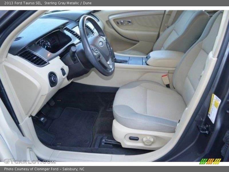 Sterling Gray Metallic / Dune 2013 Ford Taurus SEL