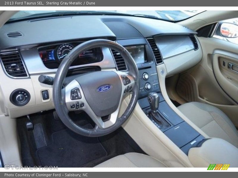 Sterling Gray Metallic / Dune 2013 Ford Taurus SEL