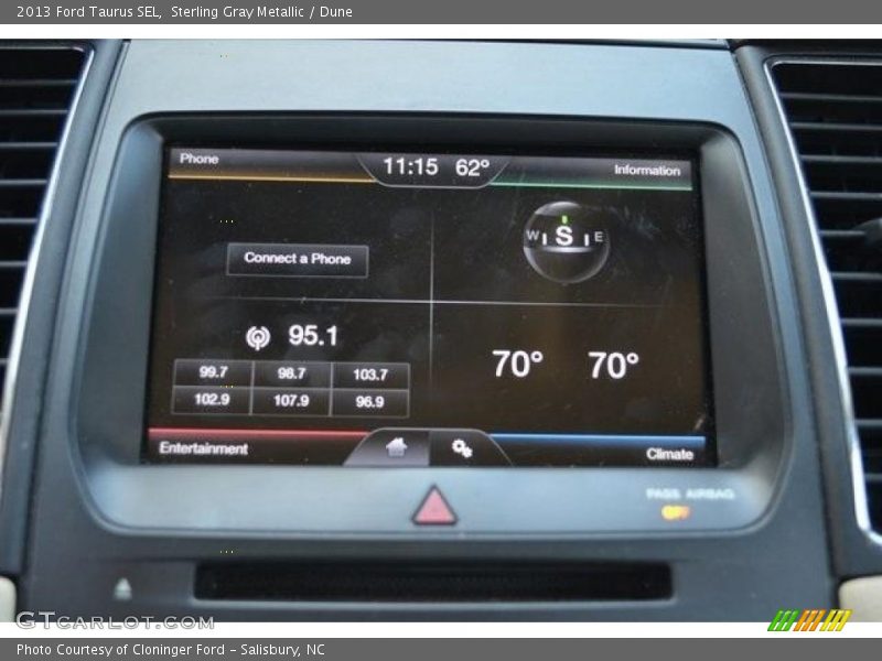 Sterling Gray Metallic / Dune 2013 Ford Taurus SEL