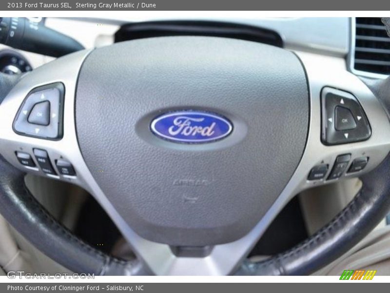 Sterling Gray Metallic / Dune 2013 Ford Taurus SEL
