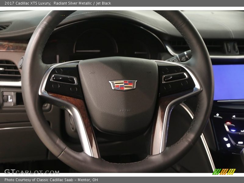 Radiant Silver Metallic / Jet Black 2017 Cadillac XTS Luxury