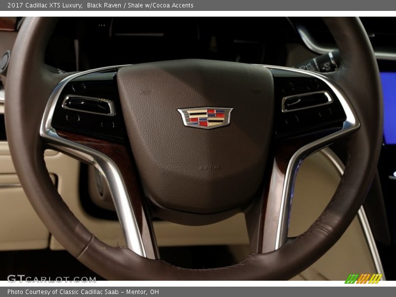 Black Raven / Shale w/Cocoa Accents 2017 Cadillac XTS Luxury