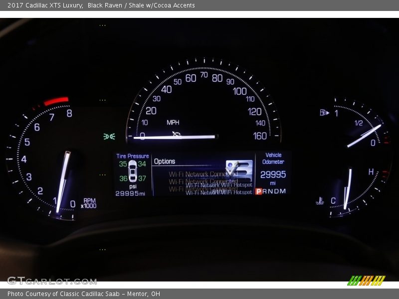 Black Raven / Shale w/Cocoa Accents 2017 Cadillac XTS Luxury