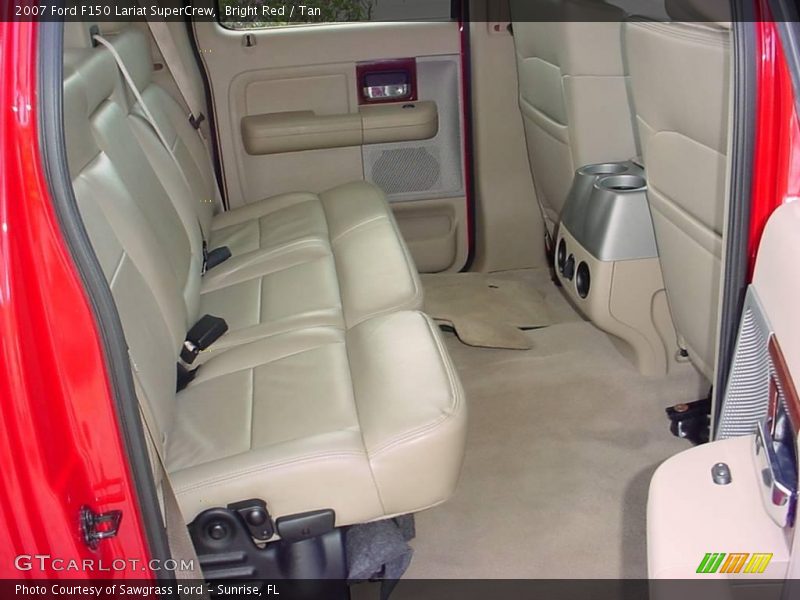 Bright Red / Tan 2007 Ford F150 Lariat SuperCrew