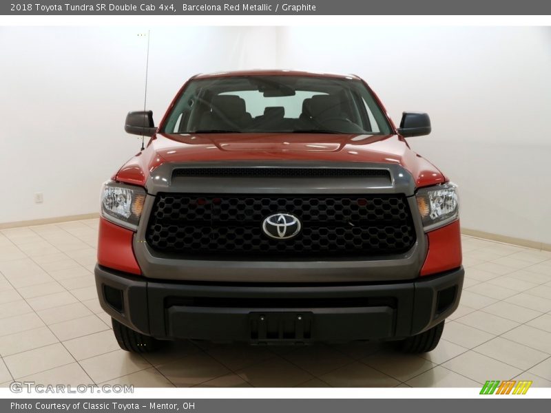 Barcelona Red Metallic / Graphite 2018 Toyota Tundra SR Double Cab 4x4