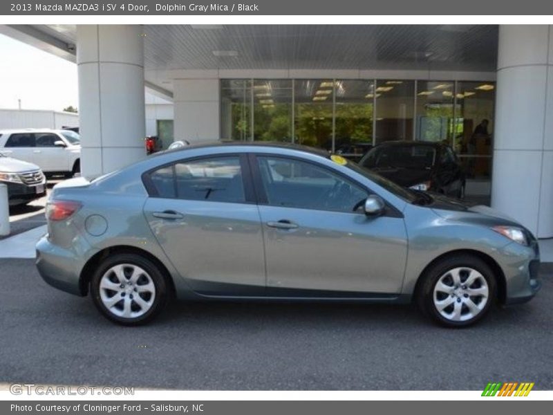 Dolphin Gray Mica / Black 2013 Mazda MAZDA3 i SV 4 Door