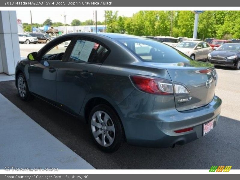 Dolphin Gray Mica / Black 2013 Mazda MAZDA3 i SV 4 Door