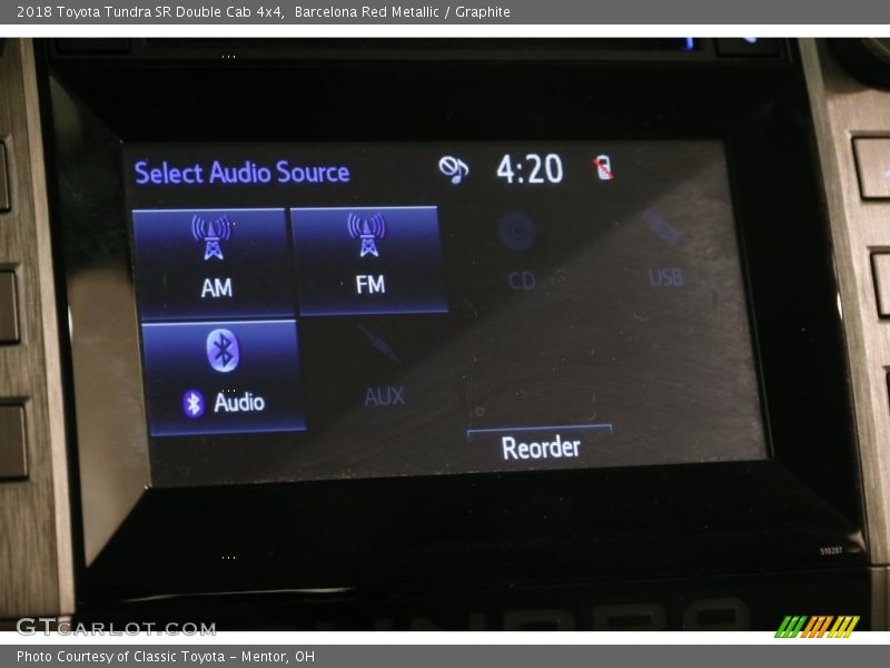 Barcelona Red Metallic / Graphite 2018 Toyota Tundra SR Double Cab 4x4