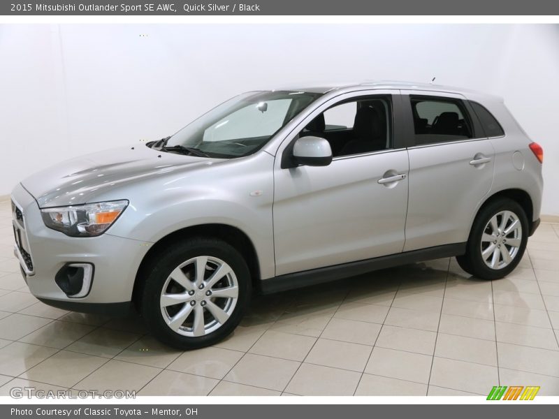 Quick Silver / Black 2015 Mitsubishi Outlander Sport SE AWC