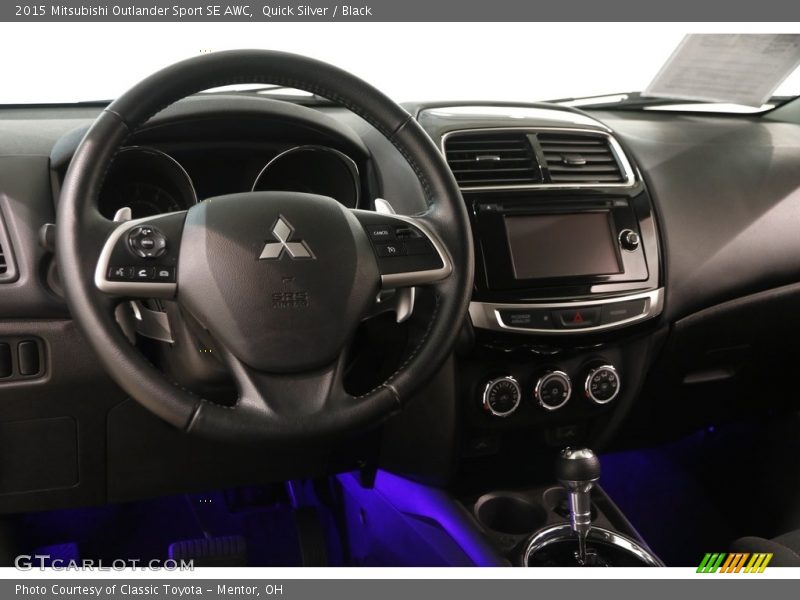 Quick Silver / Black 2015 Mitsubishi Outlander Sport SE AWC