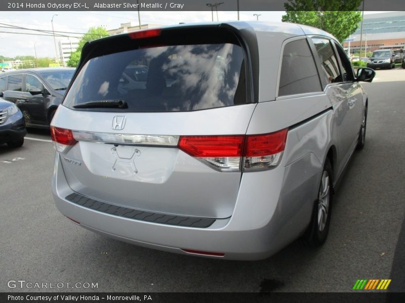 Alabaster Silver Metallic / Gray 2014 Honda Odyssey EX-L