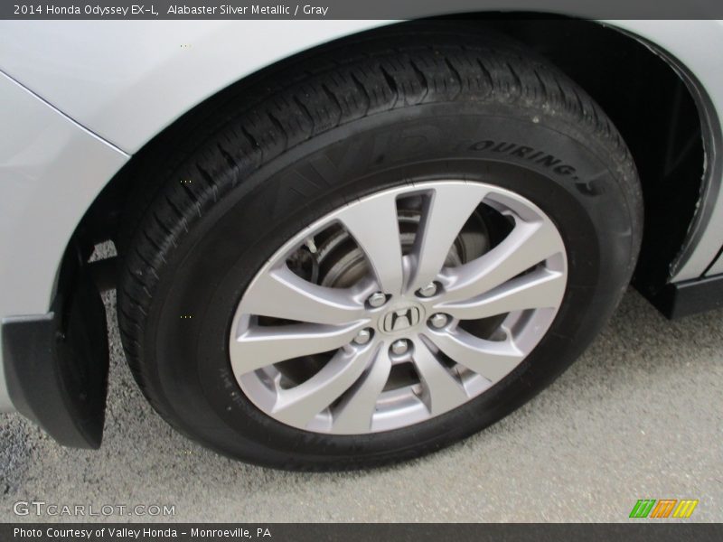Alabaster Silver Metallic / Gray 2014 Honda Odyssey EX-L