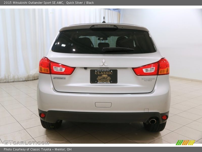 Quick Silver / Black 2015 Mitsubishi Outlander Sport SE AWC