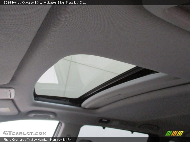 Alabaster Silver Metallic / Gray 2014 Honda Odyssey EX-L