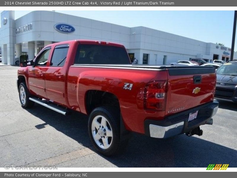 Victory Red / Light Titanium/Dark Titanium 2014 Chevrolet Silverado 2500HD LTZ Crew Cab 4x4