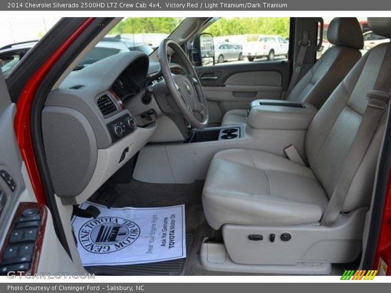 Victory Red / Light Titanium/Dark Titanium 2014 Chevrolet Silverado 2500HD LTZ Crew Cab 4x4