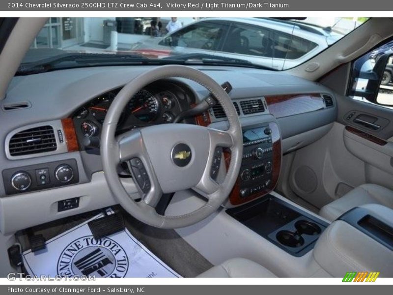 Victory Red / Light Titanium/Dark Titanium 2014 Chevrolet Silverado 2500HD LTZ Crew Cab 4x4