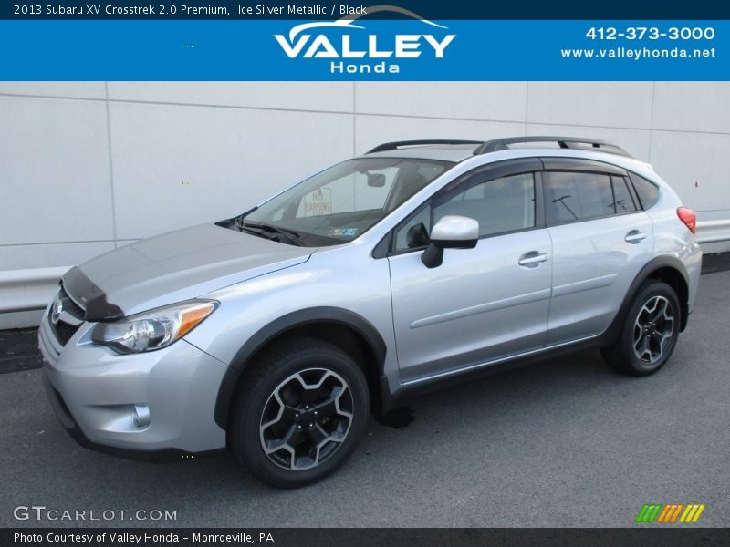 Ice Silver Metallic / Black 2013 Subaru XV Crosstrek 2.0 Premium