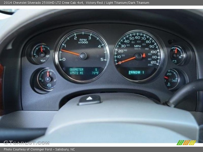 Victory Red / Light Titanium/Dark Titanium 2014 Chevrolet Silverado 2500HD LTZ Crew Cab 4x4