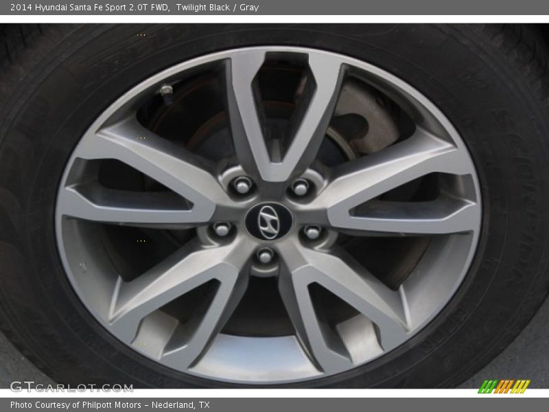 Twilight Black / Gray 2014 Hyundai Santa Fe Sport 2.0T FWD