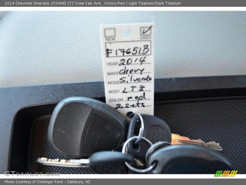 Victory Red / Light Titanium/Dark Titanium 2014 Chevrolet Silverado 2500HD LTZ Crew Cab 4x4