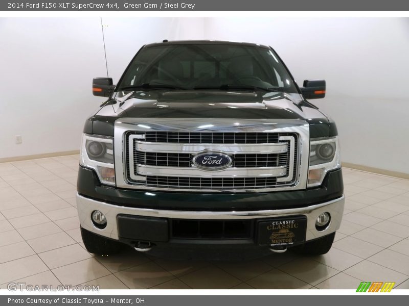 Green Gem / Steel Grey 2014 Ford F150 XLT SuperCrew 4x4