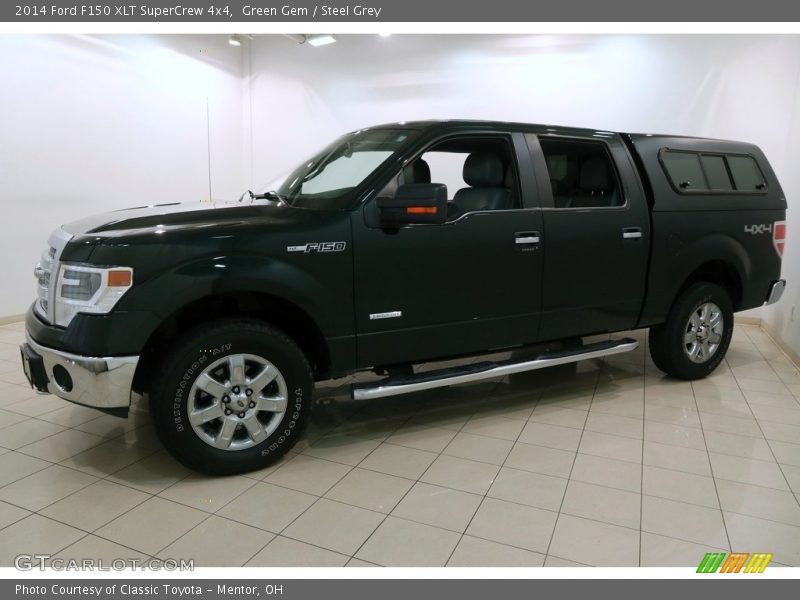 Green Gem / Steel Grey 2014 Ford F150 XLT SuperCrew 4x4