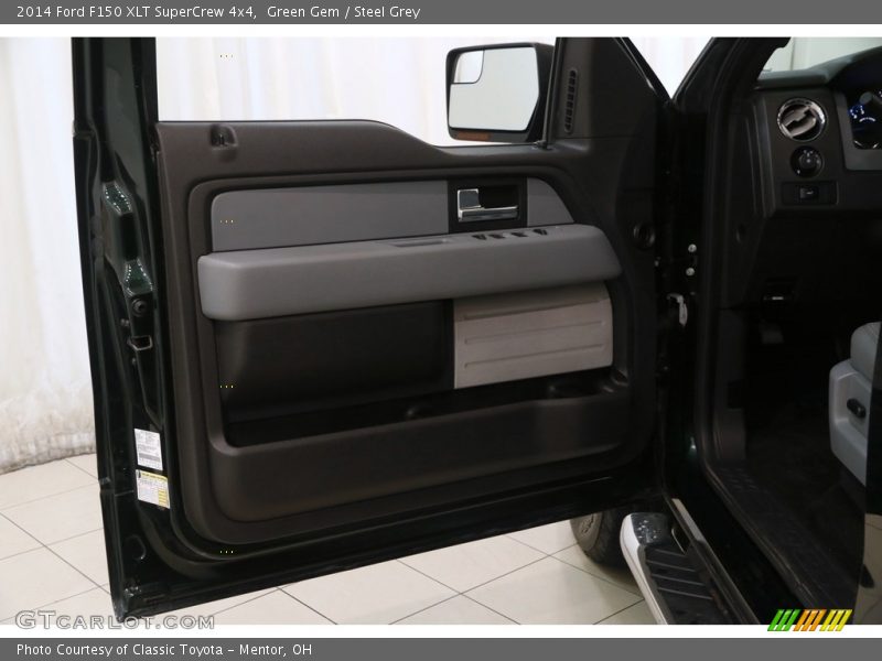 Green Gem / Steel Grey 2014 Ford F150 XLT SuperCrew 4x4