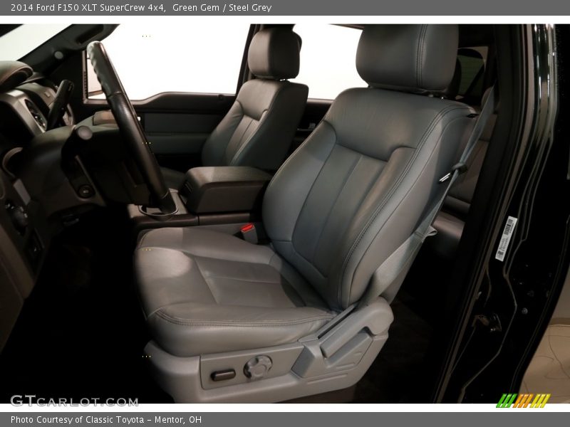 Green Gem / Steel Grey 2014 Ford F150 XLT SuperCrew 4x4