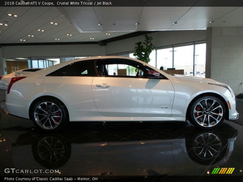  2018 ATS V Coupe Crystal White Tricoat