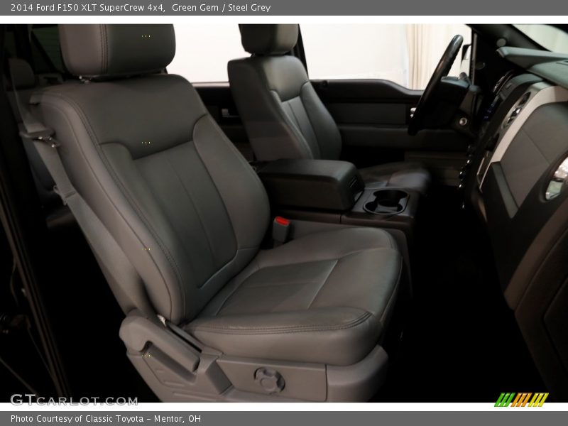 Green Gem / Steel Grey 2014 Ford F150 XLT SuperCrew 4x4