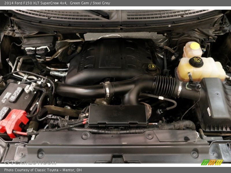 Green Gem / Steel Grey 2014 Ford F150 XLT SuperCrew 4x4