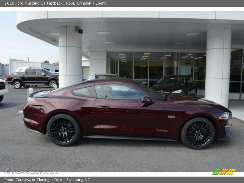 Royal Crimson / Ebony 2018 Ford Mustang GT Fastback