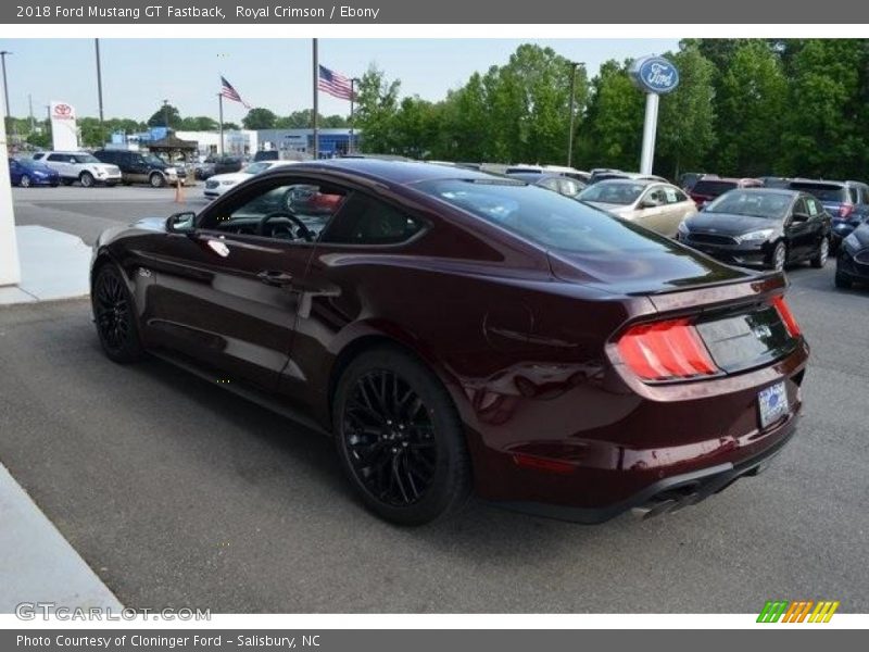 Royal Crimson / Ebony 2018 Ford Mustang GT Fastback