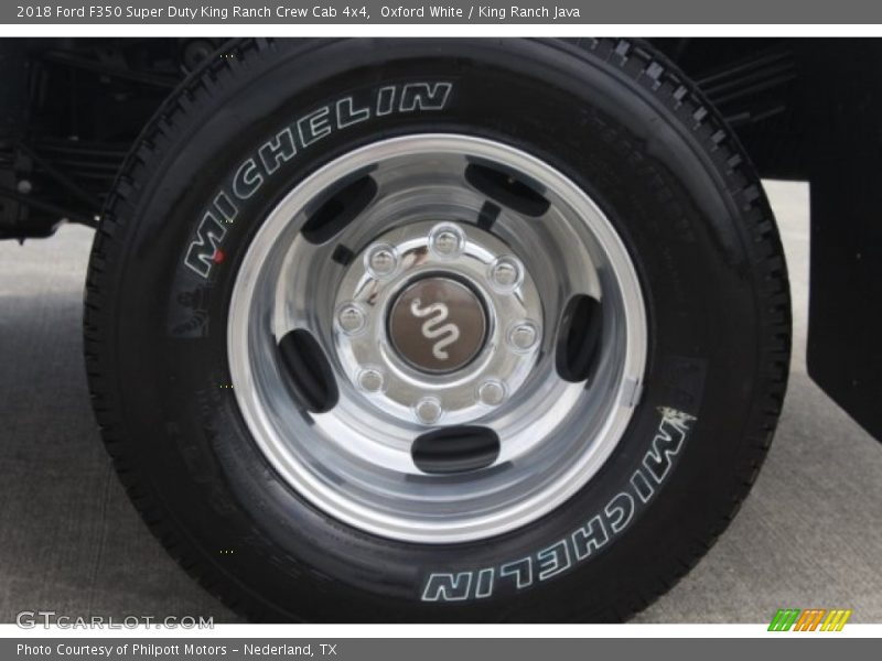 Oxford White / King Ranch Java 2018 Ford F350 Super Duty King Ranch Crew Cab 4x4
