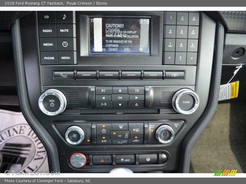 Royal Crimson / Ebony 2018 Ford Mustang GT Fastback