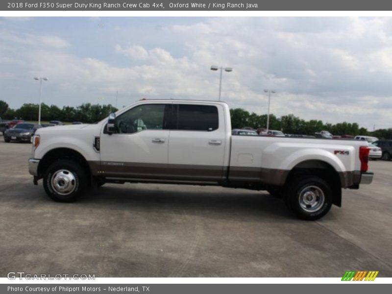 Oxford White / King Ranch Java 2018 Ford F350 Super Duty King Ranch Crew Cab 4x4