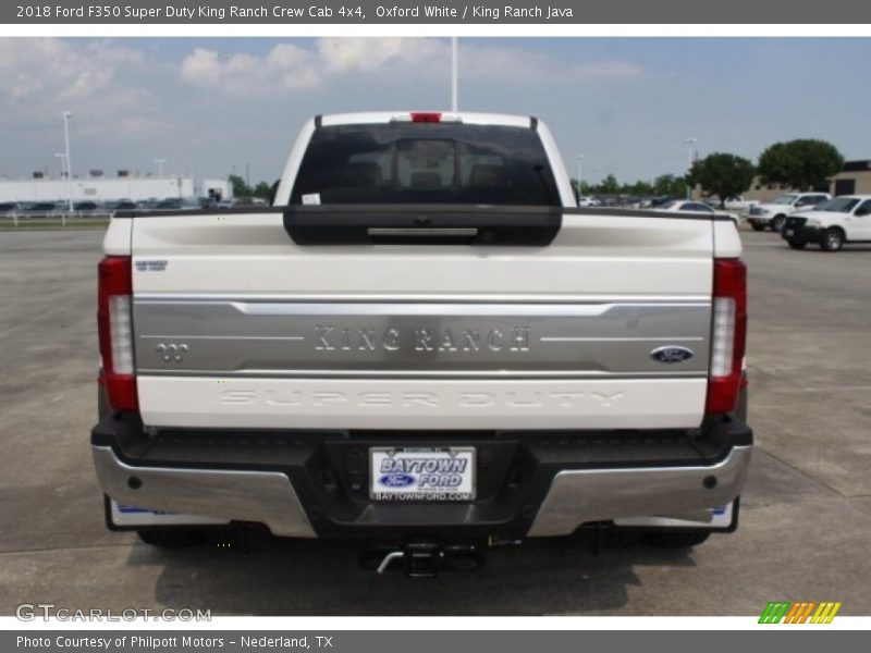 Oxford White / King Ranch Java 2018 Ford F350 Super Duty King Ranch Crew Cab 4x4