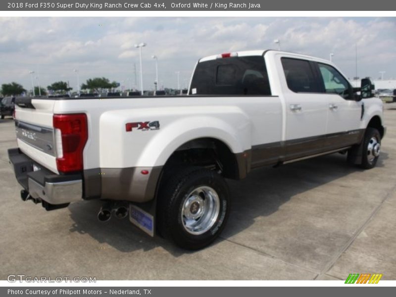 Oxford White / King Ranch Java 2018 Ford F350 Super Duty King Ranch Crew Cab 4x4