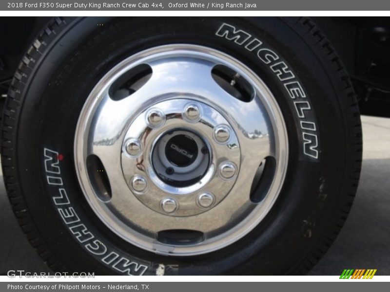 Oxford White / King Ranch Java 2018 Ford F350 Super Duty King Ranch Crew Cab 4x4