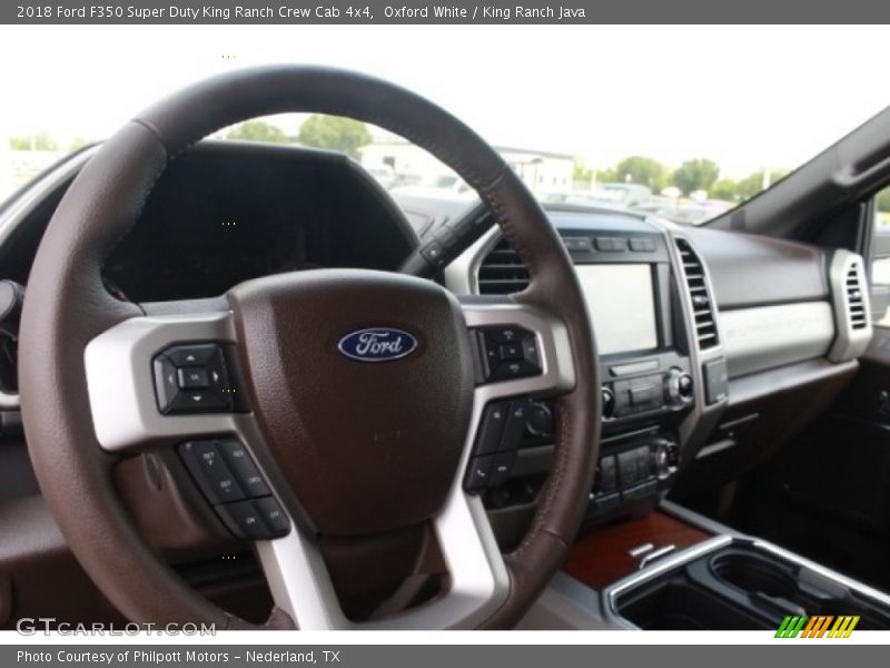 Oxford White / King Ranch Java 2018 Ford F350 Super Duty King Ranch Crew Cab 4x4