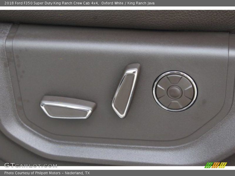 Oxford White / King Ranch Java 2018 Ford F350 Super Duty King Ranch Crew Cab 4x4