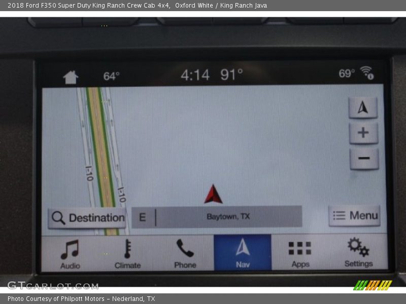 Oxford White / King Ranch Java 2018 Ford F350 Super Duty King Ranch Crew Cab 4x4