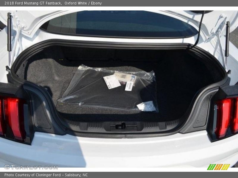 Oxford White / Ebony 2018 Ford Mustang GT Fastback
