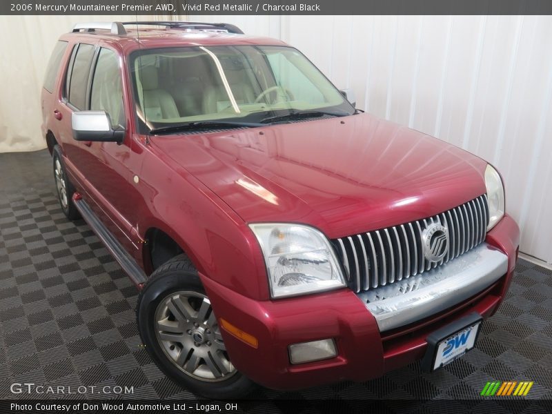 Vivid Red Metallic / Charcoal Black 2006 Mercury Mountaineer Premier AWD