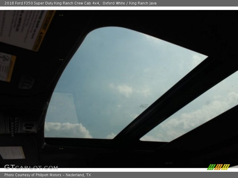 Oxford White / King Ranch Java 2018 Ford F350 Super Duty King Ranch Crew Cab 4x4