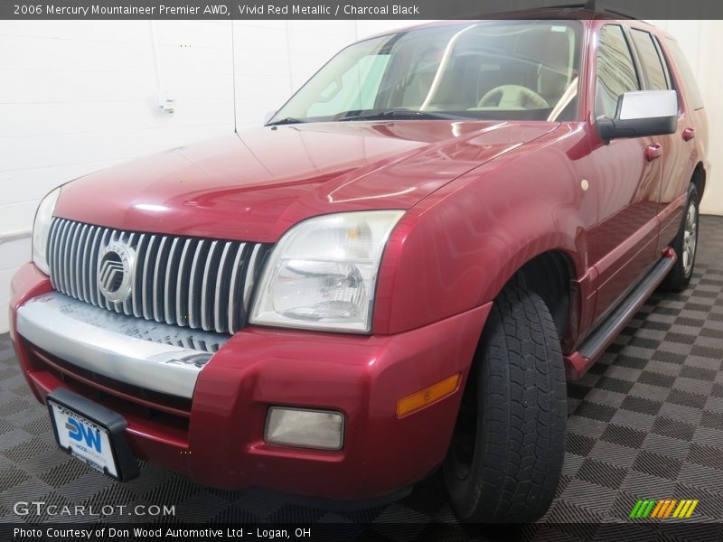 Vivid Red Metallic / Charcoal Black 2006 Mercury Mountaineer Premier AWD